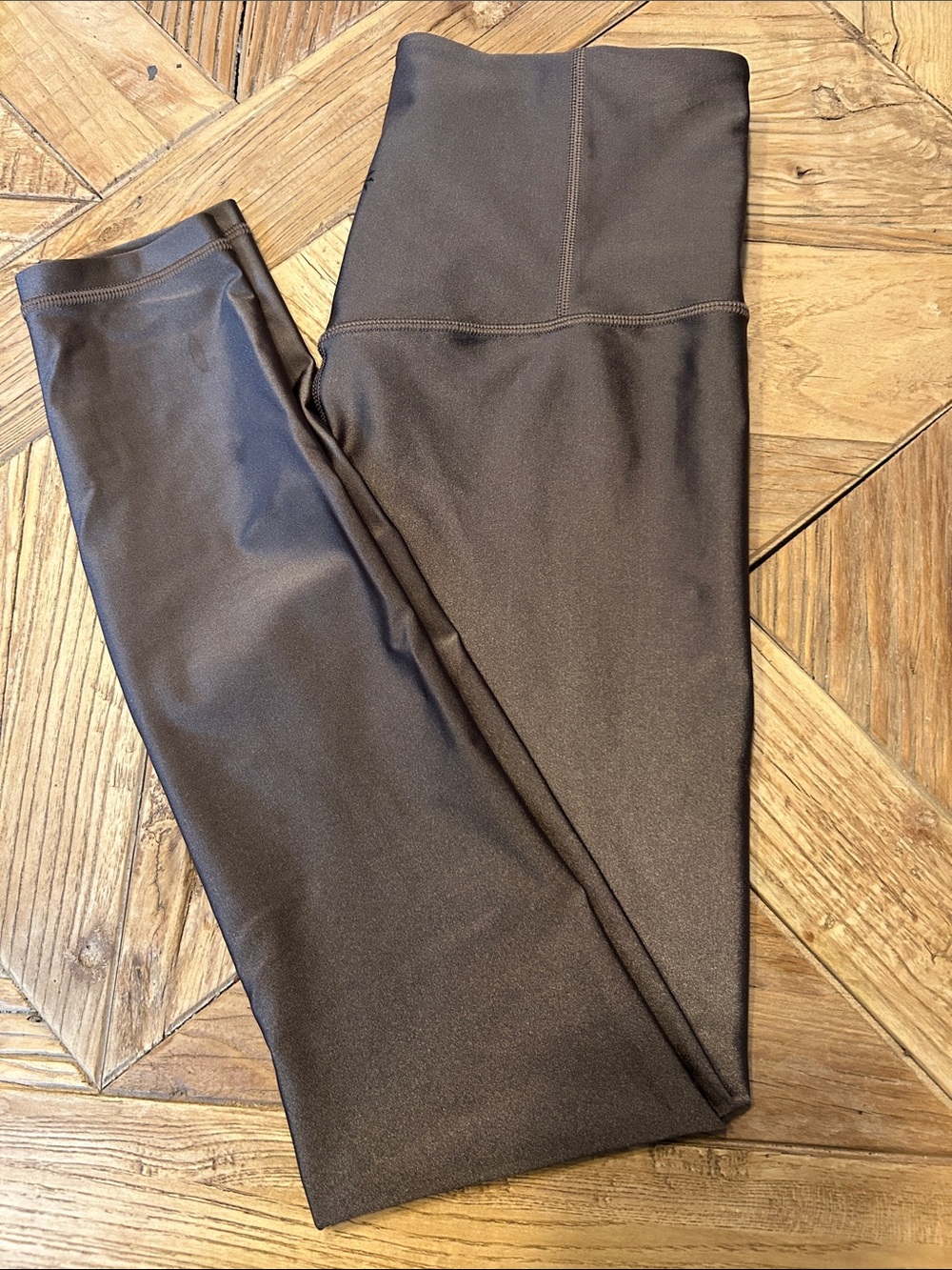 Athleta Brown High-Waist Performance Leggings